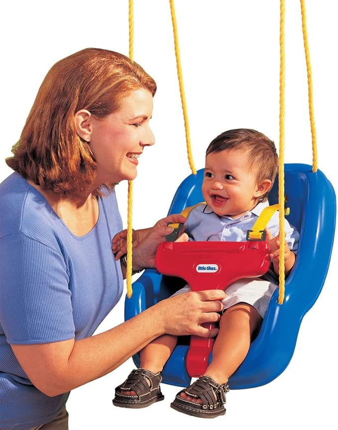Little Tikes 650727M 2-in-1 Snug 'n Secure Swing 4pk Magenta
