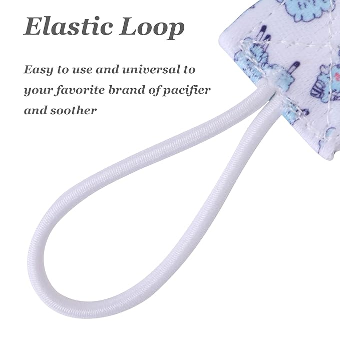 babygoal Pacifier Clips, 6 Pack Pacifier Holder Fits for Most Baby Pacifiers and Binkies