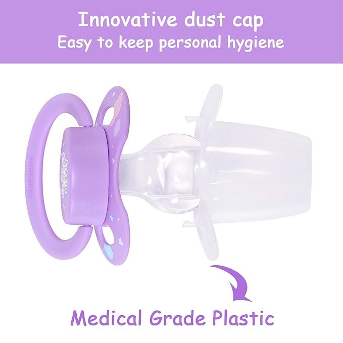 LittleForBig Bigshield Generation-II Adult Sized Pacifier Little Fantasy Pattern