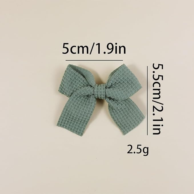 20PCS Baby Girl Dog Gift Wrap Hair Bow Clips Barrettes Multicolor Textured Bow Barrettes for Girls, Daily Wear Hair Accessories Alligator Clip for Little Girls Toddler Kids Teens