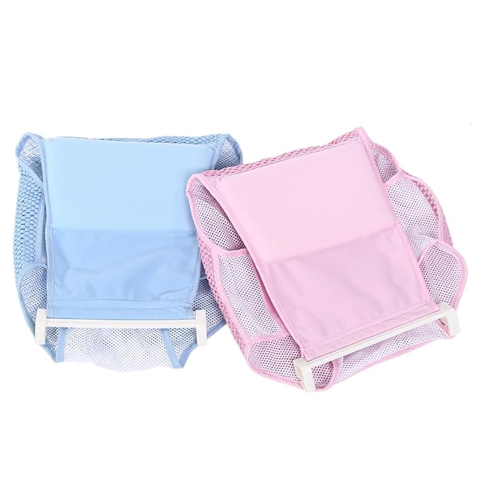 Newborn Infant Bath Bathtub Seat Support Adjustable Mat Pad Baby Toddle ShowerCotton (Color :)