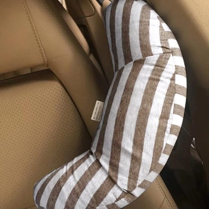 PENINSULA LOVE Kids Car Travel Pillow Car Seat Belt Pillow Cute Plush Headrest Neck Cushion Safety Strap Cover Universal Fit