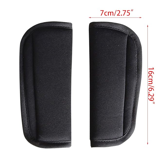 Strap Cover for Baby Stroller & Pushchair Shoulder Pads Covers 2PCS for Mostly Brand Infant Stroller Car for Seat Belt