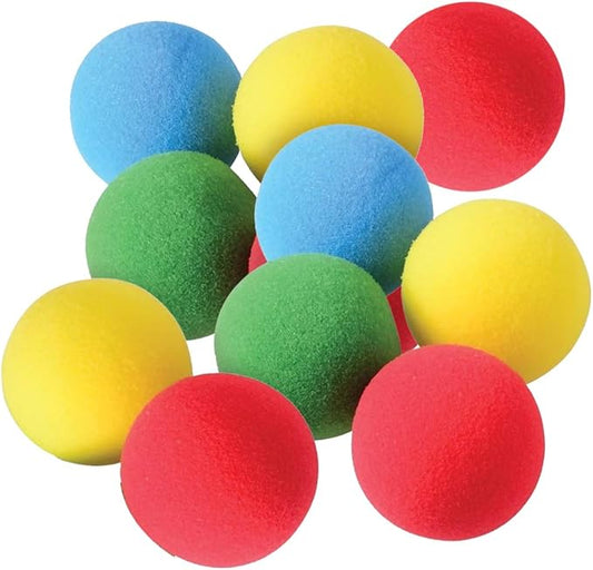 ArtCreativity Soft Foam Balls – Pack of 12 Lightweight Mini Balls for Indoor Play – Safe Toddler Toys in Bright Colors – Party Favors, Goodie Bag Fillers, Prizes for Boys and Girls Ages 3+
