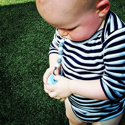 Keepsie Pacifier Holder – Protective Cover for Pacifiers & Clips | Made in USA | BPA-Free | Fits Most Brands | Travel Case for Diaper Bag & Home | Blue 2 Pack