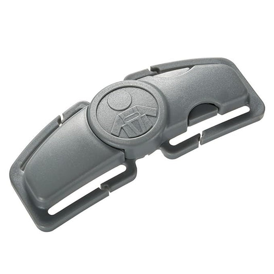 Child Car Seat Chest Harness Clip Universal Replacement for Kids, Toddler, Stroller, Baby Essentials, Baby Car Seat Accessories, Grey, Rectang (6.93 x 3.98 x 0.87 inches)