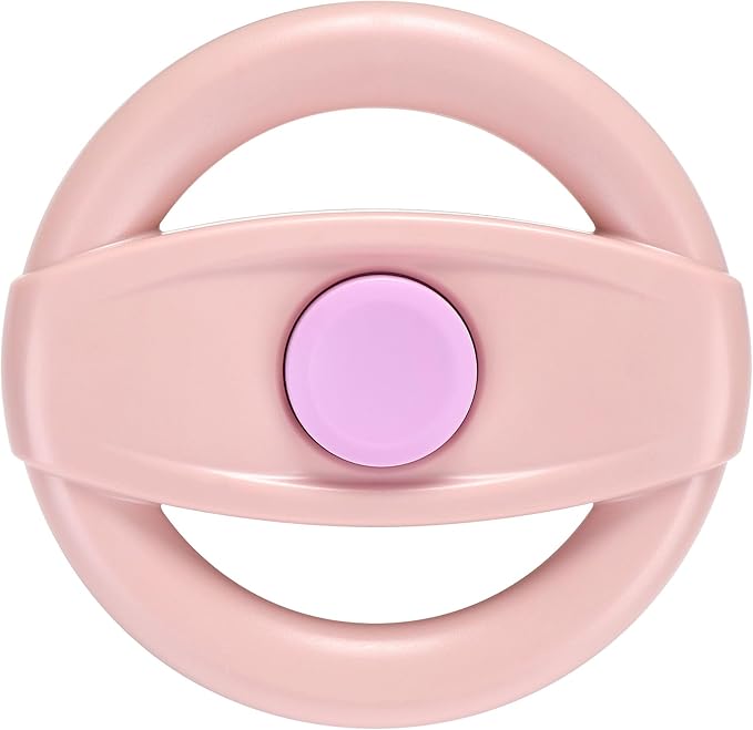 Accmor Stroller Steering Wheel Toy, Simulated Steering Wheel for Stroller Shopping Carts Cart Universal Detachable Pretend Driving Funny Toy Attachment
