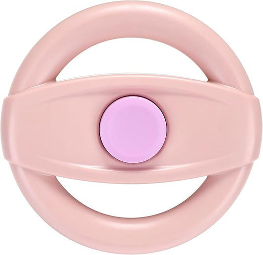Accmor Stroller Steering Wheel Toy, Simulated Steering Wheel for Stroller Shopping Carts Cart Universal Detachable Pretend Driving Funny Toy Attachment