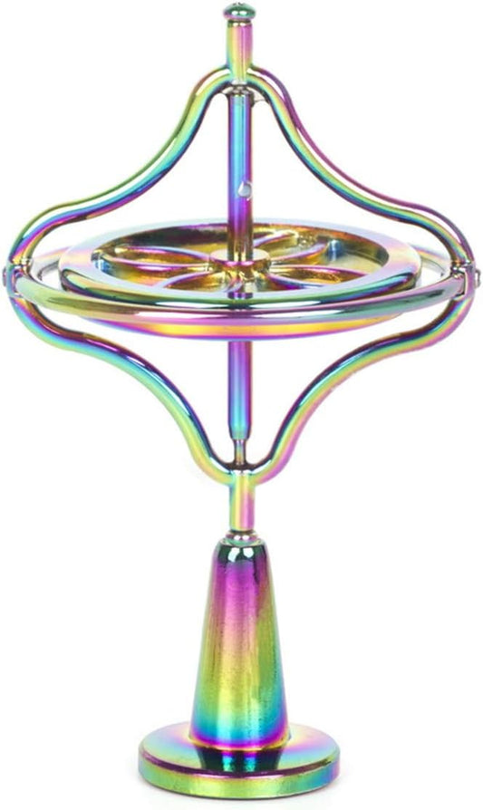 Metal Anti-Gravity Gyroscope Balance Toy (Colorful)