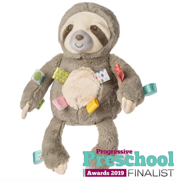Taggies Stuffed Animal Soft Toy, Molasses Sloth, 12-Inches