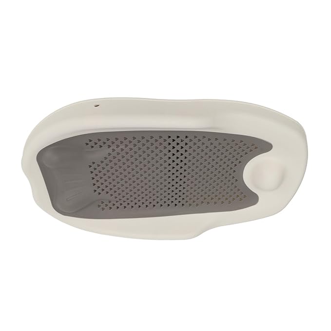 Foldable Baby Bath Support, Ergonomic Design, Quick Drainage, Non-Slip, Universal Fit Bathtub Holder, Hollow Pattern, for Newborns, Infants, and Travel