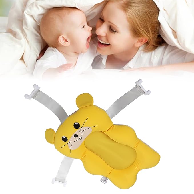 Baby Bath Tub Pad, Adjust Strap Soft Floating Tub Pillow Sink Bath Cushion, Give Baby Extra Support and Comfort While Bathing (2)