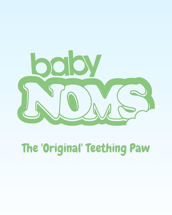 ® Teething Mitten 2-Pack Bundle | Dino Blue & Tiger Orange Teether Paws