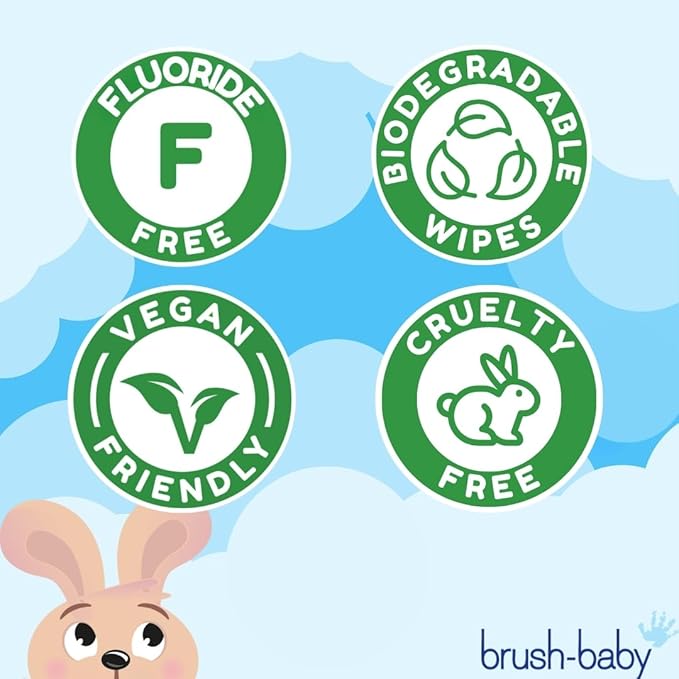 Teething Relief Finger Sleeve Wipes with Camomile - 20 Sleeves