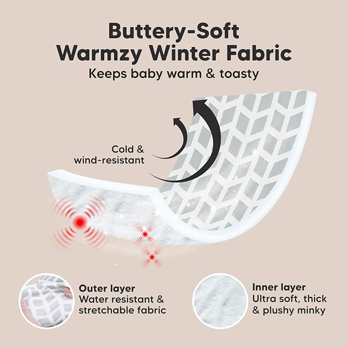 KeaBabies Winter Car Seat Cover Baby, Newborn - Universal Fit Infant Carseat Covers Baby Girl, Boy, Breathable, Lightweight Blanket, Easy to Use Stroller Canopy, Rain,Wind,Sun Shade(Kite)
