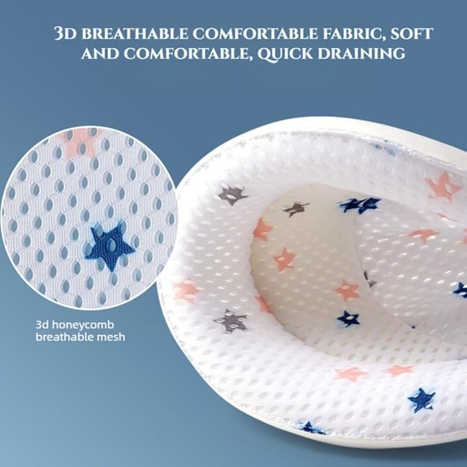 Baby Bath Mat Newborn Adjustable Bath Net Foldable Bath Protector