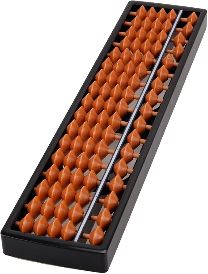 Portable 17 Digits Column Abacus Arithmetic Soroban in Mathematics Learning Aid Tool