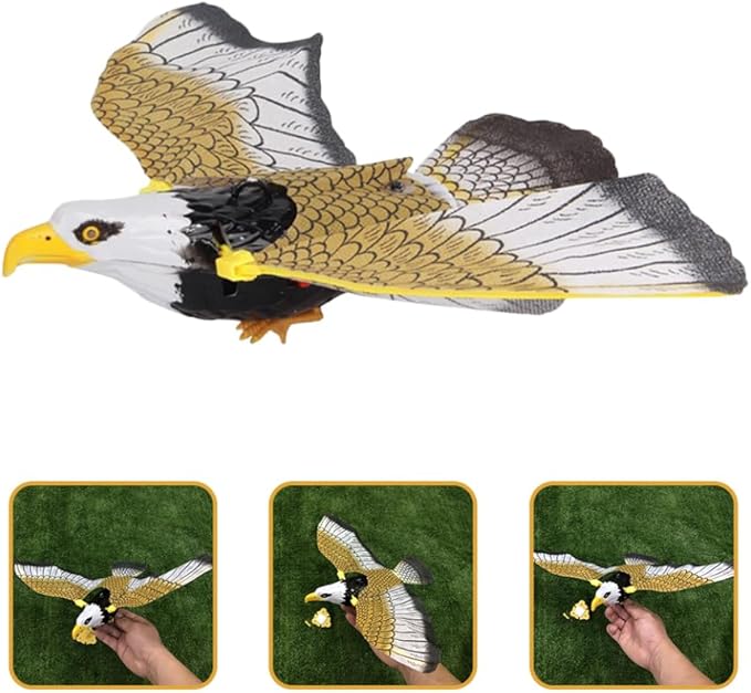 Milisten 2pcs Electric Flying Bird Toys Adorable Boy Girl Playthings with Fun Music Safe Material Boy Girl to Stimulate Imagination and Curiosity