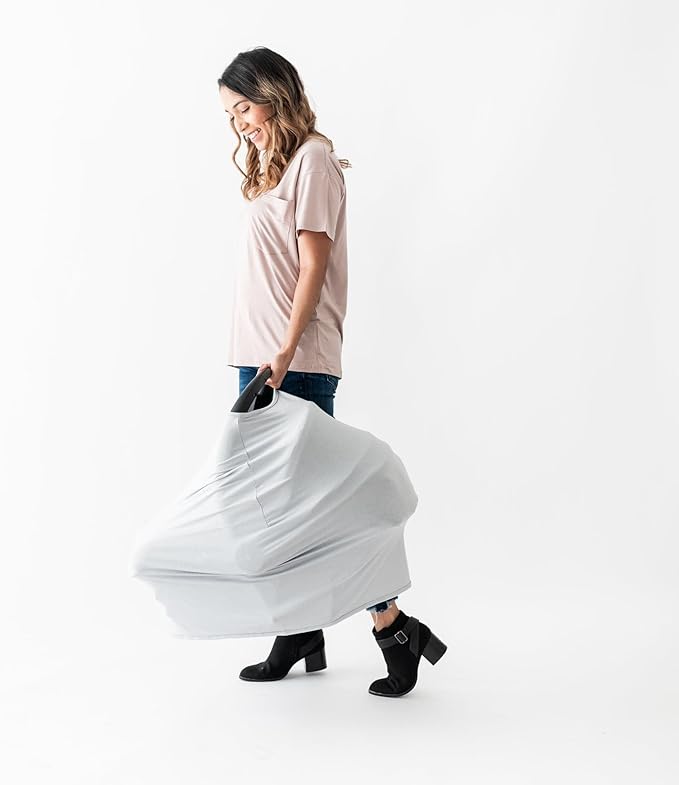 KYTE BABY Unisex Rayon Made from Bamboo Car Seat Cover, Storm