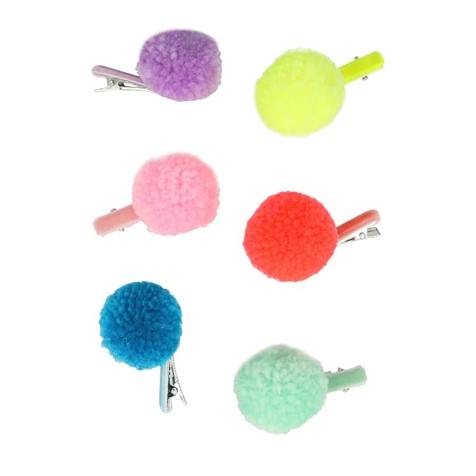 Meri Meri Pompom Unicorn Hair Clips (Pack of 6)