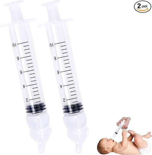 Nasal Irrigator Baby Nose Cleaner 2PCS Professional Infant Nasal Irrigation Portable Nasal Hygiene with Reusable Silicone Nasal Suction Tip for Rinsing