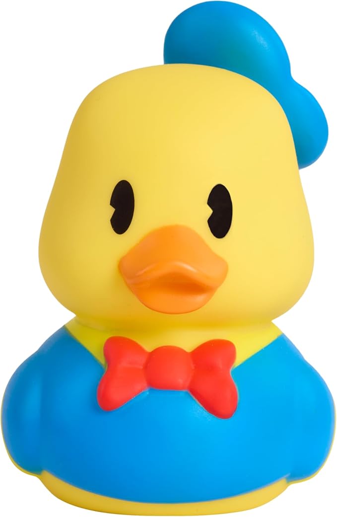 Just Play 3" Rubber Duck Bath Toy - Donald The Duck Collectible