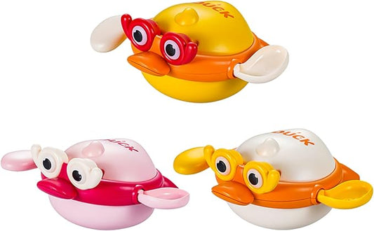 Wind-Up Floating Duck Bath Toy, Bath & Pool Fun for Babies 6-12 Months, Toddlers 1-3 Years - Perfect Baby Toys