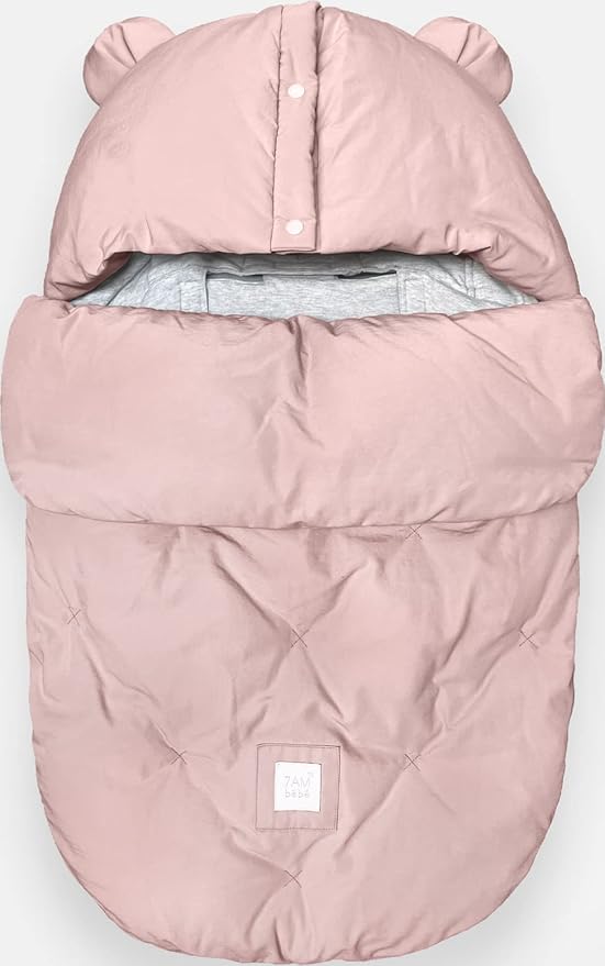 7AM Enfant Universal Stroller Footmuff - Water Repellent Winter Bunting Bag for Strollers & Car Seats, Soft Micro-Fleece & Plush Lined Stroller Footmuff for Baby Boy & Girl | BebePOD