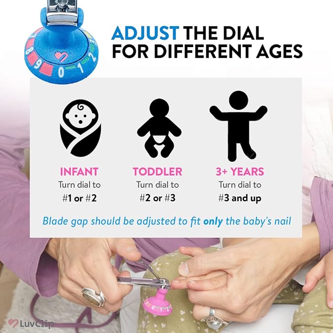 Adjustable Baby Nail Clipper Toddler Nail Cutter Fingernail Clippers for Kids Babies Infant Newborn Essentials Registry for Baby Must Have Baby Items New Born Care Products Girl or Boy [Color]