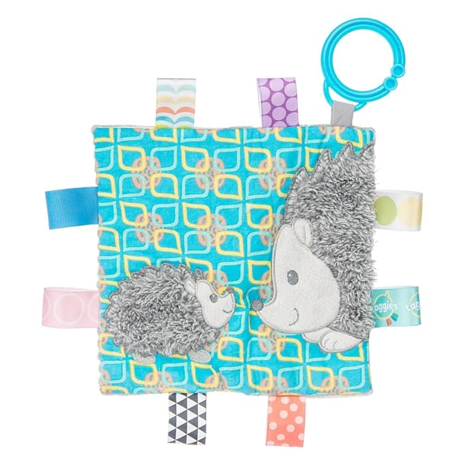 Taggies Crinkle Me Baby Toy, Heather Hedgehog