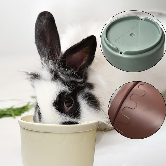 Qoaimu 8 Pcs Bunny Toys Stacking Cups for Rabbits and Small Animals, Colorful Reusable Nesting Cups of Different Sizes, Safe Plastic Stackable Foraging Toys for Hiding Food and Play