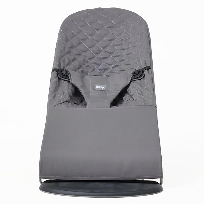 Fabric seat for Bouncer Belltop Compatible with BabyBjörn Bouncer: Soft & Bliss. Cover for Baby Bouncer (seat): Hypoallergenic & Breathable. Seat for Baby Swing: Ergonomic (Grey)