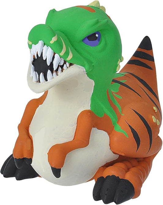 Wild Republic Rubber Ducks, Bath & Pool Toys, Kids Gifts - T-Rex, 4"