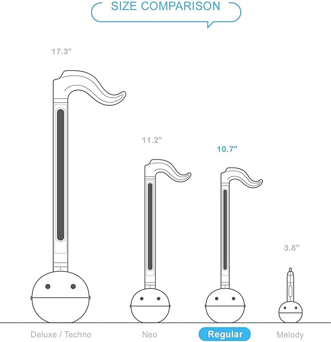 Otamatone Japanese Electronic Musical Instrument Portable Music Synthesizer from Japan by Maywa Denki Studio Award Winning, Educational Fun Gift for Children, Teens & Adults - White Set of 2