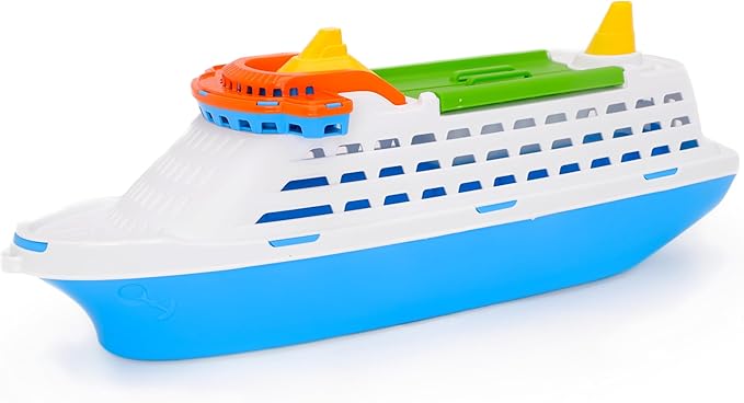 Toyland® 41cm (16") Colourful Cruise Ship with Moveable Doors - Kids Floating Water Toy - Pool & Bathtime Toys - 3 Years+