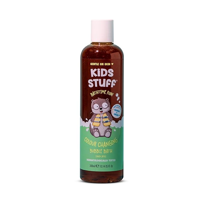 Kids Stuff Colour Changing Orange to Green Bubble Bath 300ml