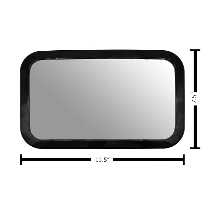 Baby Backseat Mirror - Safely View Infant in Rear Facing Seat - Full 180-degree view of your Newborn from your rear-view mirror