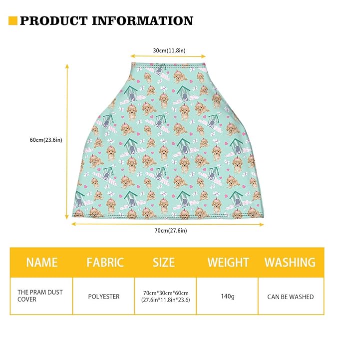 ZFRXIGN Otter Baby Car Seat Cover Animal Canopy Nursing Cover Ups Infant Carseat Cover Canopy Stretchy All Weather Protections Blue Cute Sea Ocean Animal