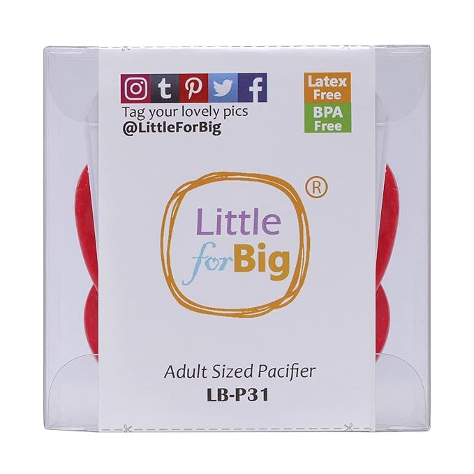 LittleForBig Pacifier BigShield Gen-1 Red