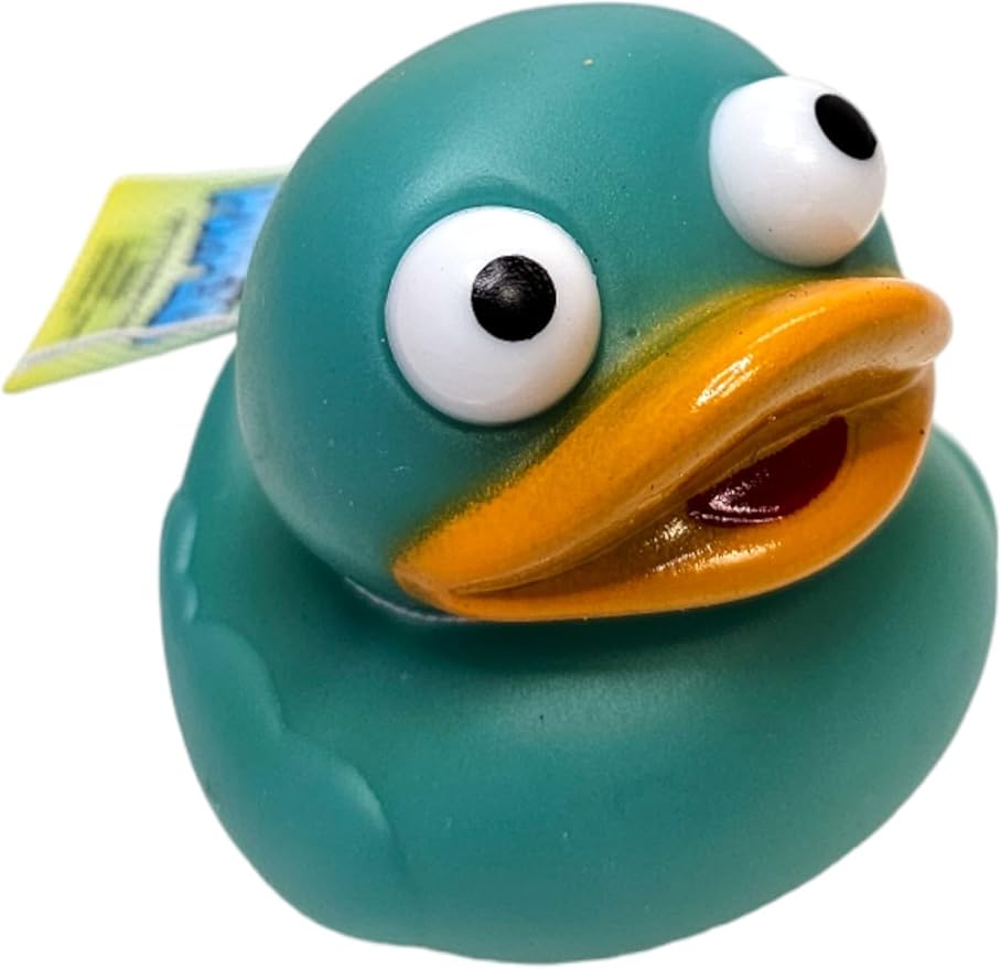 2" Ducky Eye Poppers (25 Pack) Fun Carnival Prize and Party Favor. Bath Tub Toys and Jeep Duck Ducking (25 Pack)