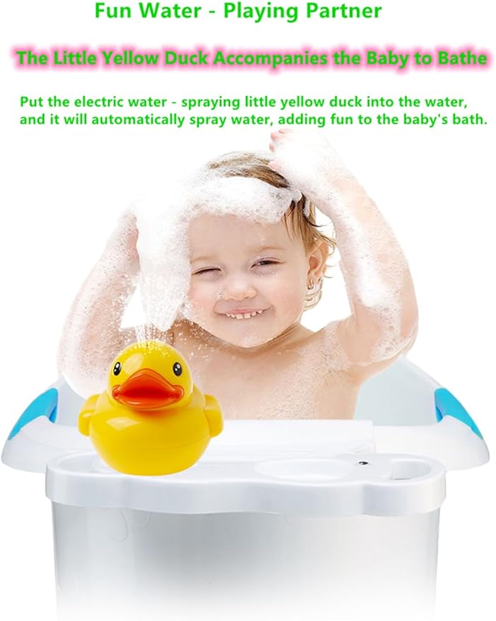 Bath Toys , Duck Spray Water Bath Toy, Rechargeable Bath Toys Sprinkler Bathtub Shower Toys for Toddlers Kids Boys Girls Fun Gift , Pool Toy for Baby