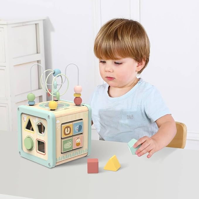 Children Activity Dice of Wood
