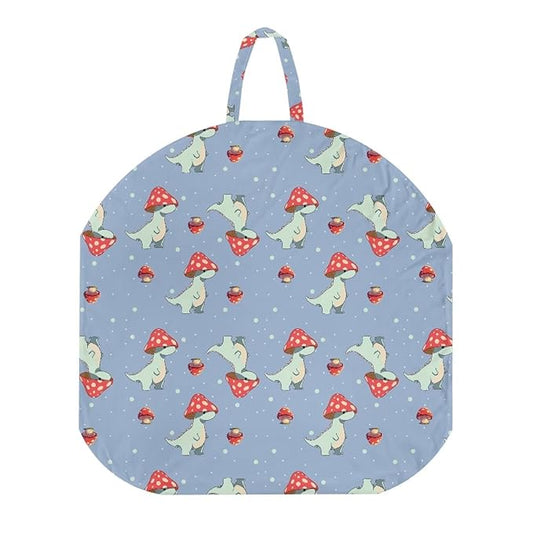 Newborn Lounger Cover, Mushroom Print Breathable Newborn Lounger Cover Soft Snug Elastic Baby Recliner Slipcover for Most Standard Baby Lounger