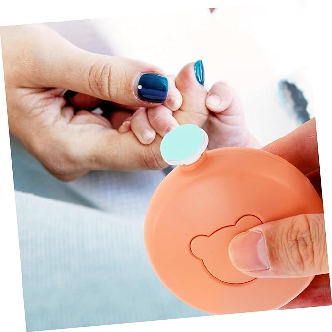24 pcs Toddler Nail Trimmer Pads Electric Nail File Pads for Infant Child Toddler Baby Nail Grinding Heads for Electric Nail File Spare Newborn Polisher Nail Replacement Pads