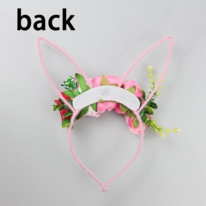 Children Easter Bunny Ears Headband Long Ear Hairband for Baby Girls Infant Toddlers Kids