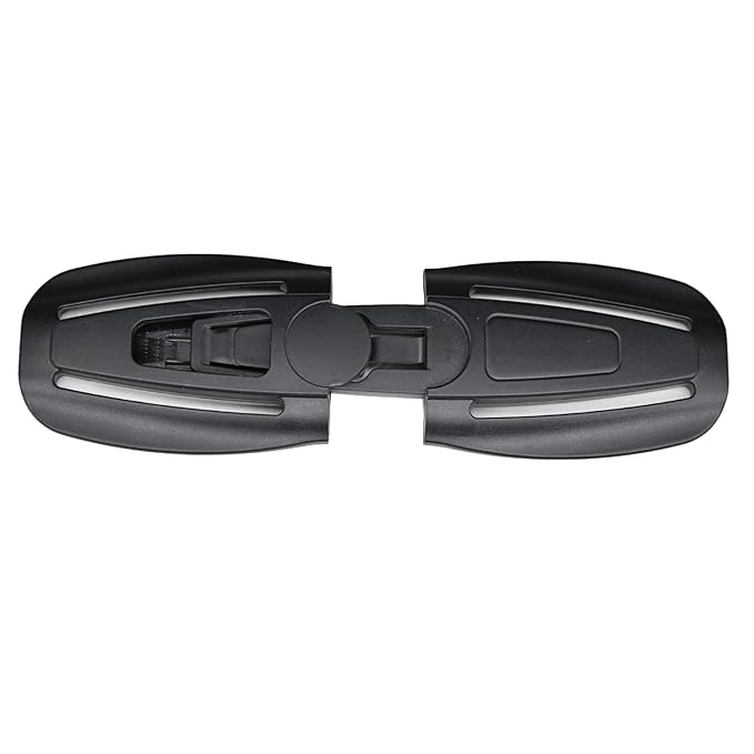 2 Pack Universal Child Seat Chest Harness Clip and Baby Seat Safety Belt Clip Buckle Universal Replacement for Kids Trend Adjustable Guard (Black)