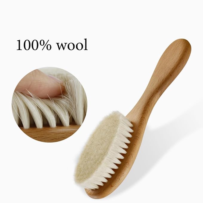 Personalized Baby Hair Brush Set for Newborns,Soft Brush and Comb,Custom Name Wooden Baby Brush,Cradle Cap,for Baby Girl,Baby Boy,Comb and Brush Set,Personalized Baby Gifts