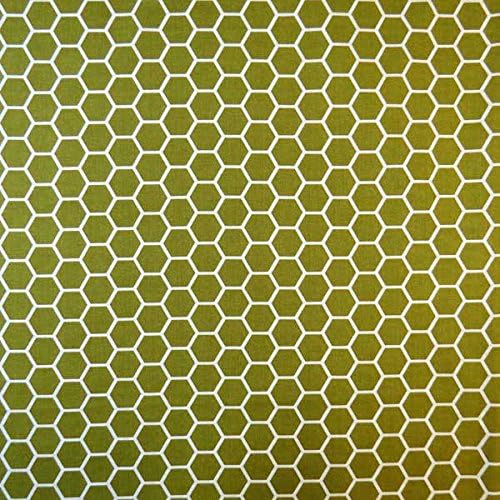 SheetWorld Baby Fitted Playard Sheet 24 x 42 inches, 100% Cotton Woven Sheet, Unisex Boy Girl, Sage Honeycomb Made in USA, Compatible with BabyBjorn Travel Crib
