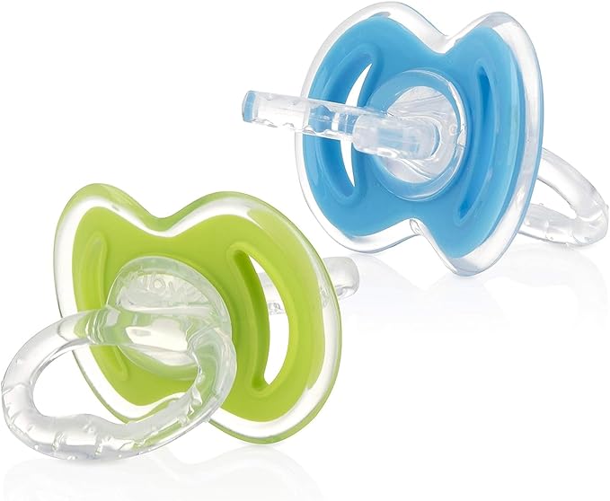 Nuby 2-Pack Gum-EEZ Pacifier Teethers, Colors May Vary