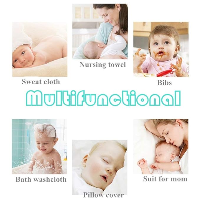 MUKIN Baby Washcloths (15Pack)